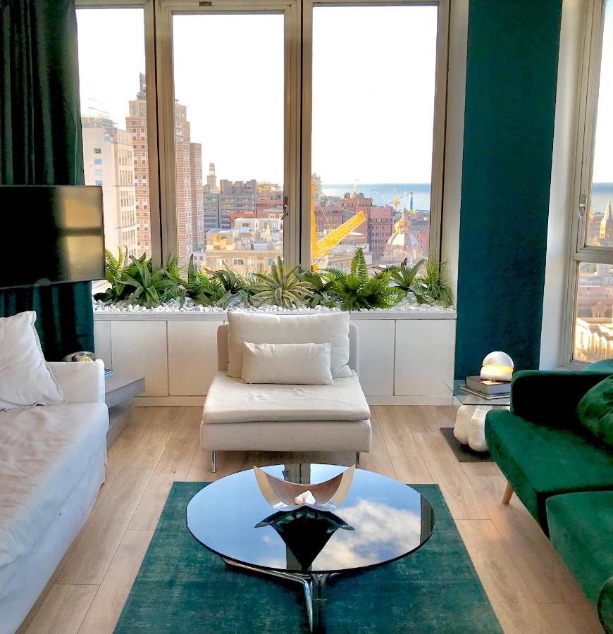 Central Penthouse With Spectacular Sea And City Views Genova Esterno foto