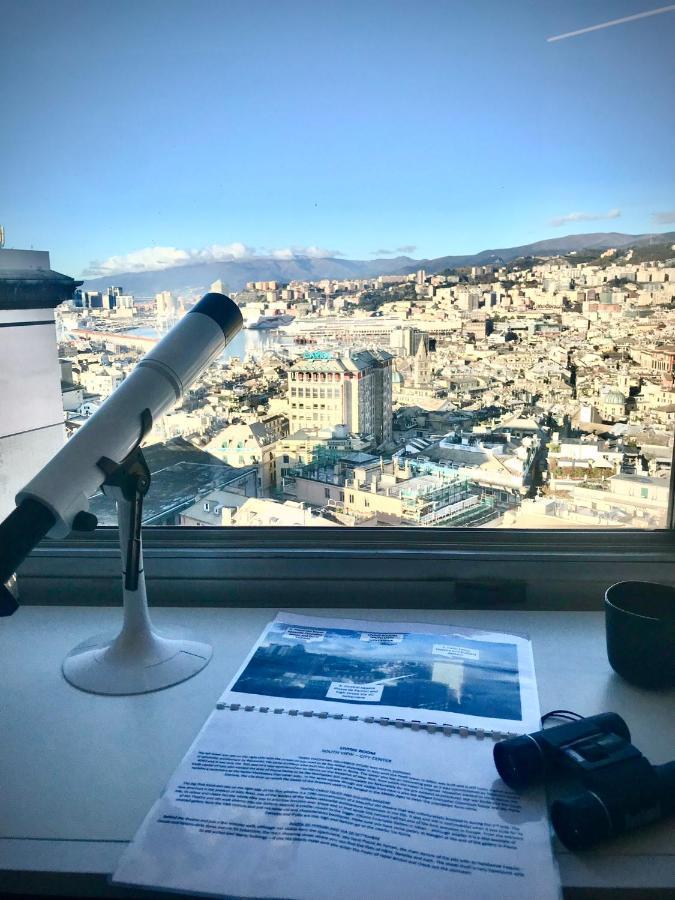 Central Penthouse With Spectacular Sea And City Views Genova Esterno foto